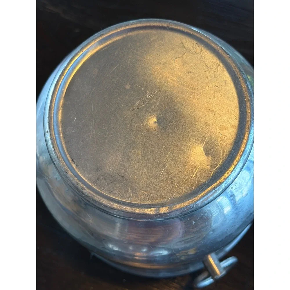 Vintage Made in Italy Hammered Aluminum Ice Bucket – Mid Century 9